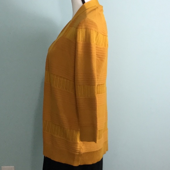Ava Paige - Yellow open front cardigan - Picture 2 of 10